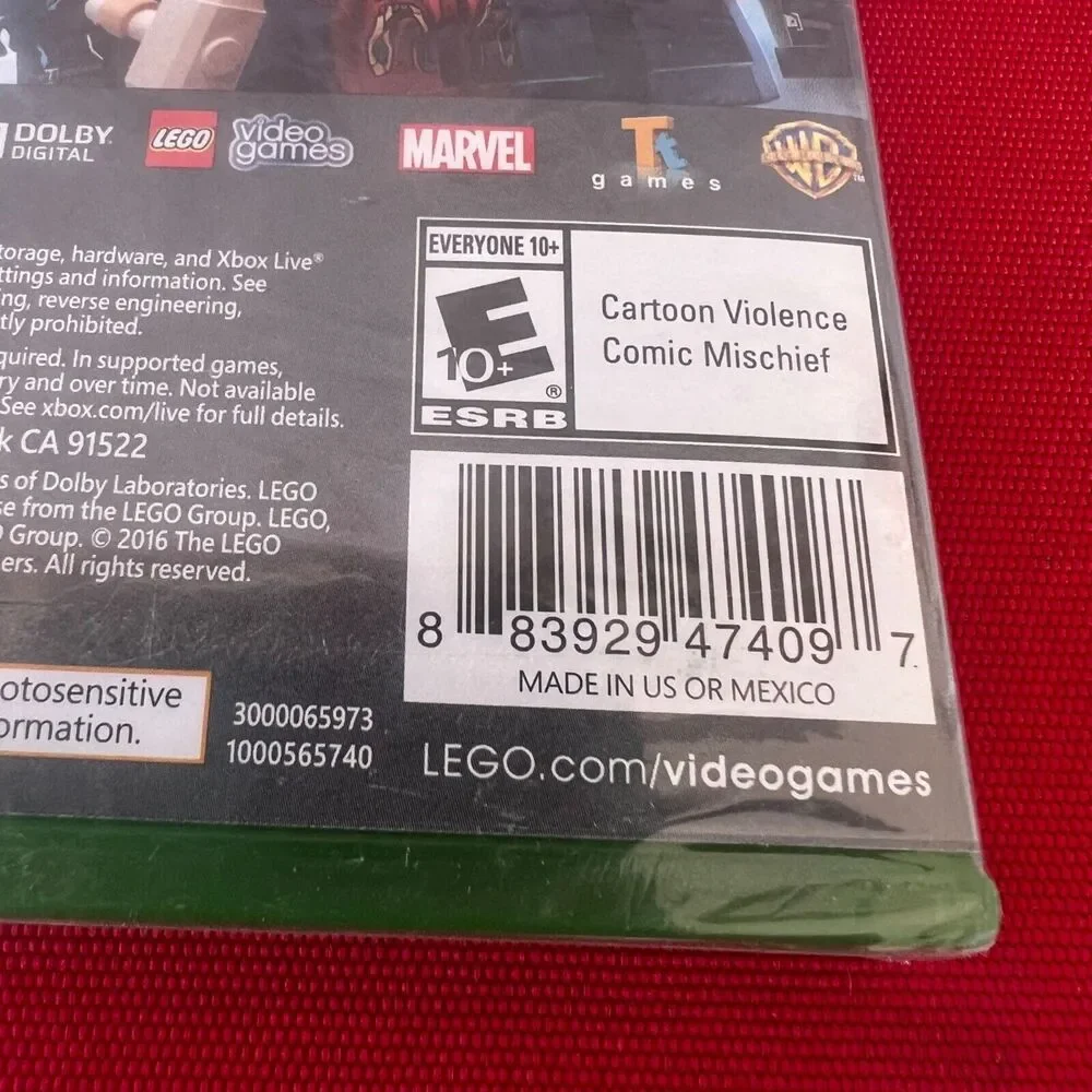 New Sealed Xbox One Lego Marvel Avengers Xbox Game
